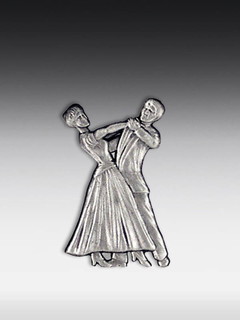 Pewter relief Dancing couple