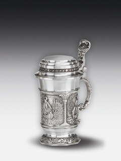 Pewter Liquor stein Nibelungen