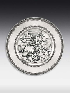 Pewter plate DG Birth